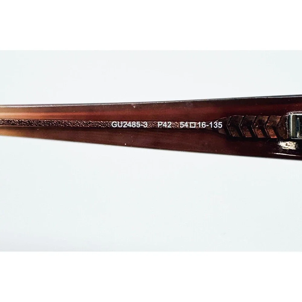 Guess Eyeglasses Womens Brown Ombre Cat Eye GU2485-3 P42 54-16-135